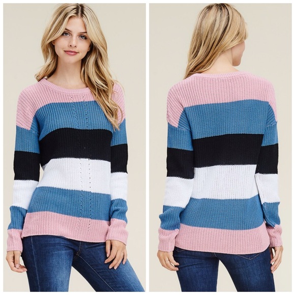 🛍LAST 1! SALE!! Soft Color Block Sweater! - Picture 5 of 6